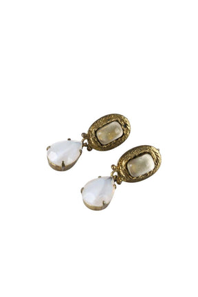 Boucles d'oreilles Ferrandis  Blanc
