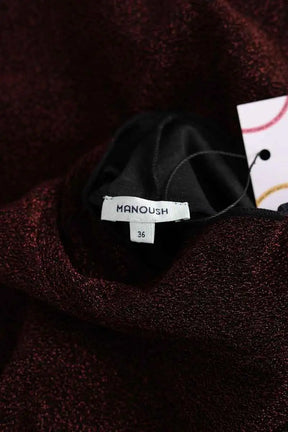 Robe Manoush Rouge en Synthétique