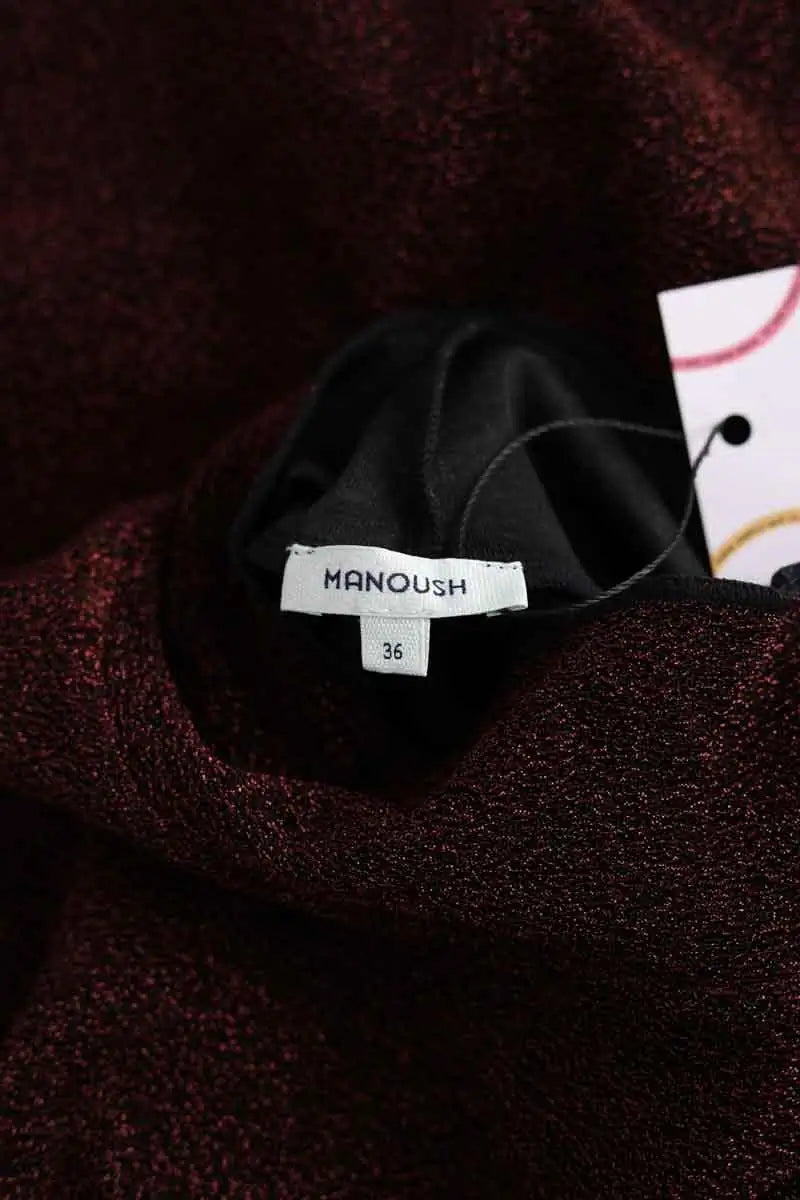 Robe Manoush Rouge en Synthétique