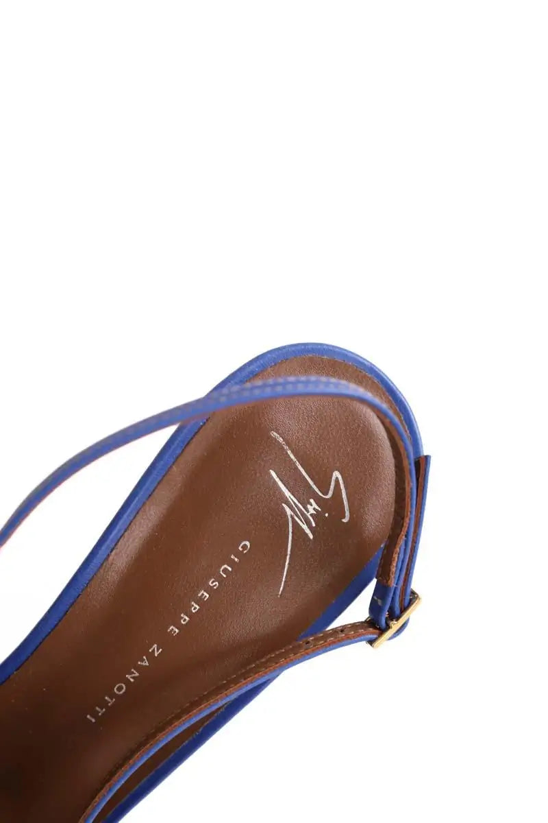 Talons Giuseppe Zanotti Bleu en Cuir