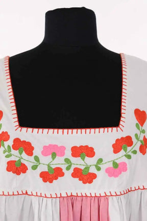 Robe brodé Manoush Multicolore en Coton