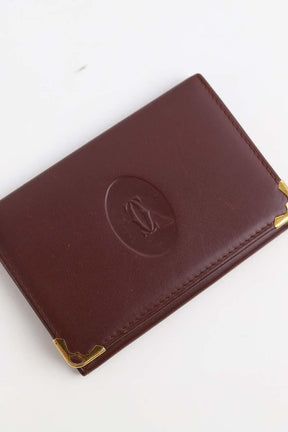 Porte-cartes Cartier  Bordeaux