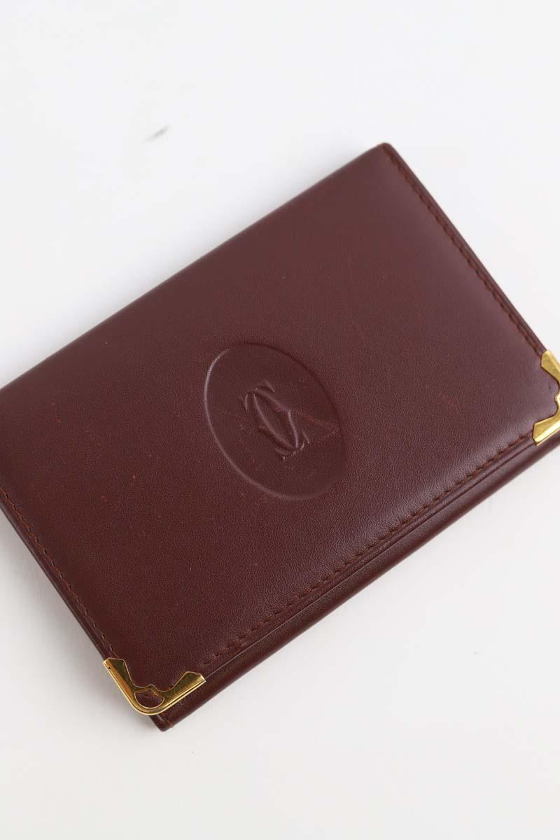 Porte-cartes Cartier  Bordeaux