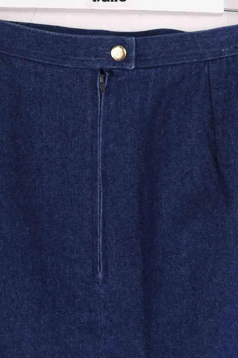 Jupe Burberry Bleu en Coton
