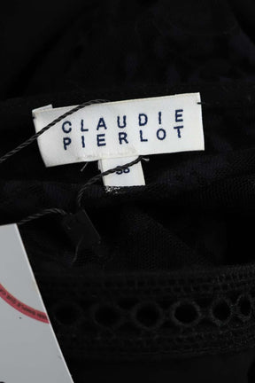 Mi-longueur Claudie Pierlot  Noir