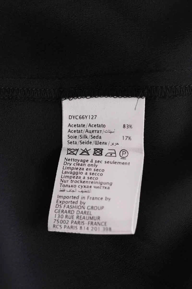 Blouse Gerard Darel Noir en Viscose