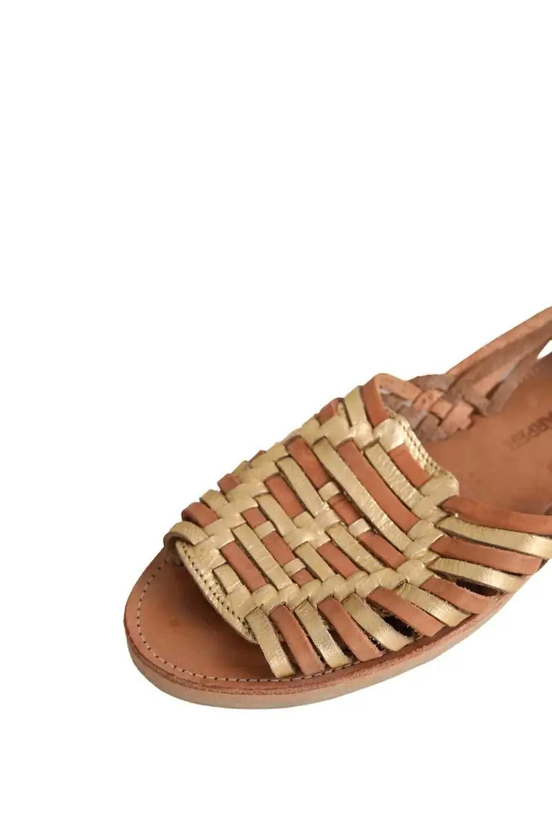 Espadrilles Leon & Harper Marron en Cuir