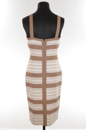 Mi-longueur Herve Leger  Beige