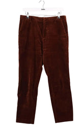 Pantalon droit Soeur Marron en Velours, taille L - Seconde Main