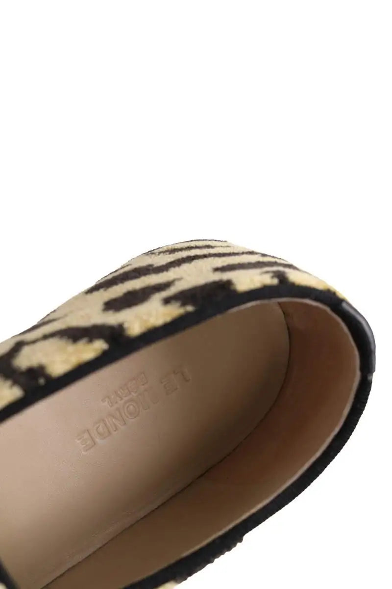Ballerines Le Monde Beryl Jaune en Velours