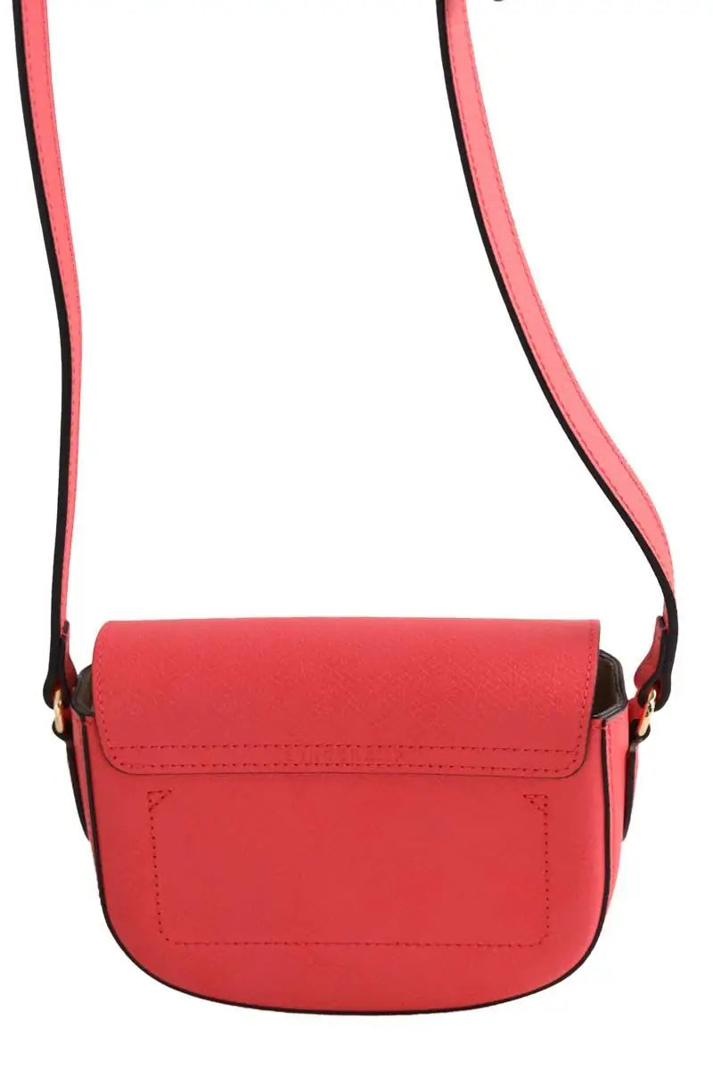 Sac à bandoulière mini Longchamp Epure Orange en Cuir