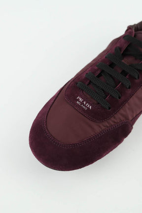 Baskets Prada  Bordeaux