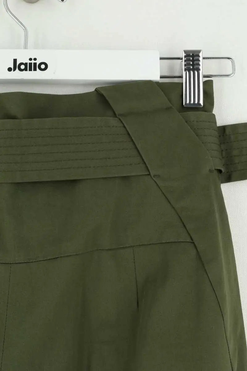 Pantalon Sandro Kaki en Coton