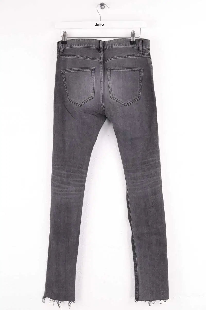 Jean slim Balenciaga Anthracite en Coton