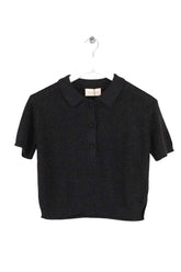 Top Alexandra Golovanoff Noir en Viscose, taille S - Seconde Main