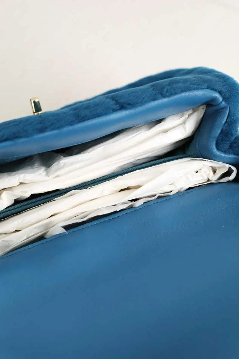 Sac à bandoulière Chanel Coco Handle Bleu