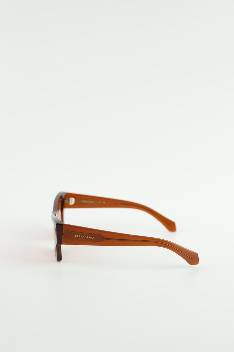 Lunettes de soleil Salvatore Ferragamo  Marron