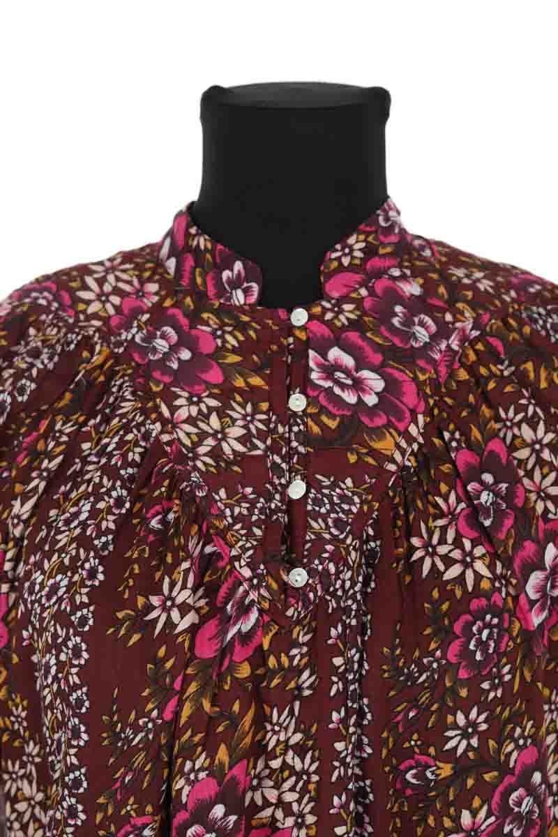 Mi-longueur Antik Batik  Bordeaux