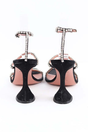 Talons Amina Muaddi  Noir