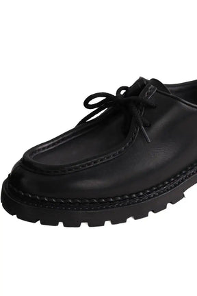 Chaussures à lacets Saint Laurent Noir en Cuir