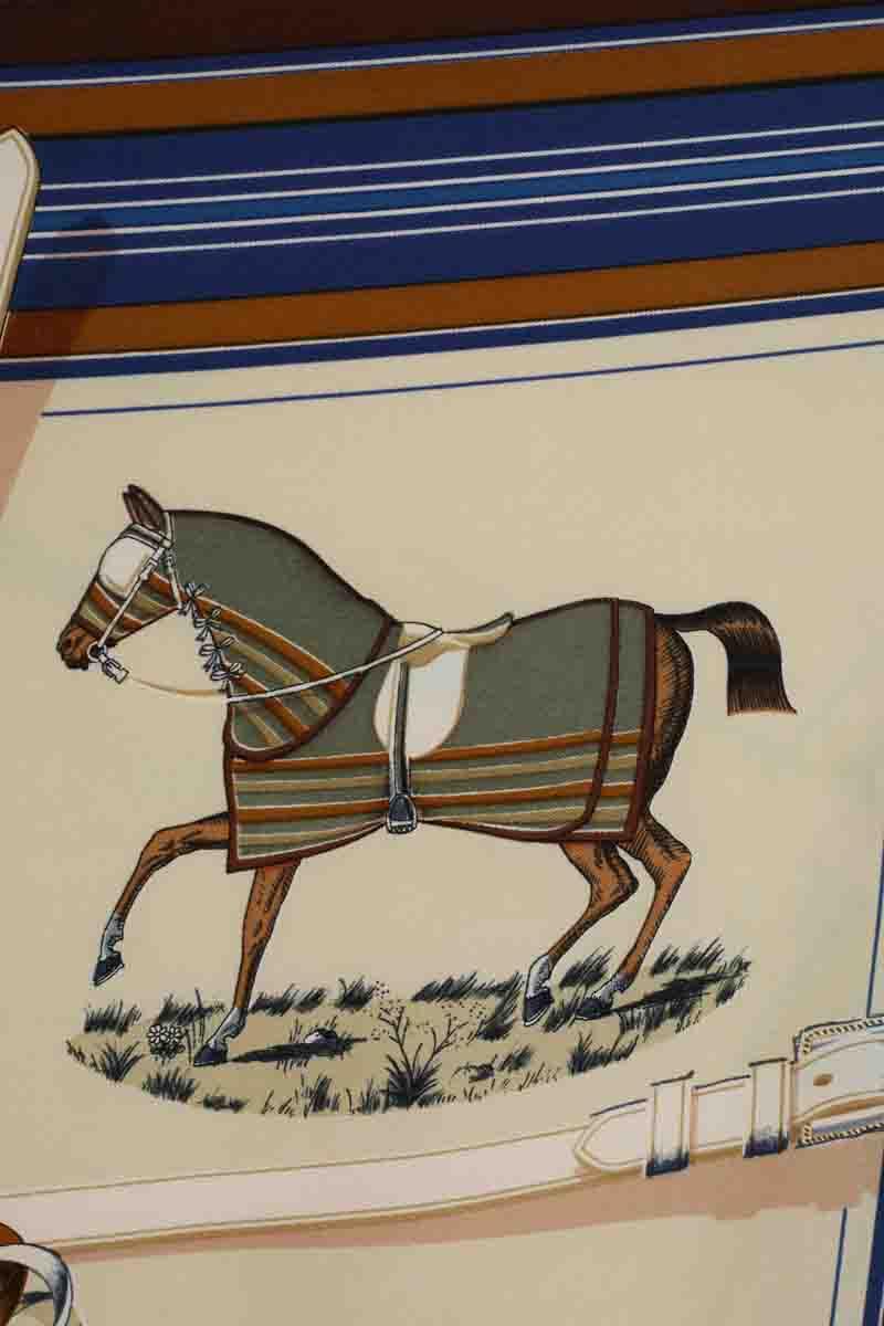 Carrés Hermès  Marron