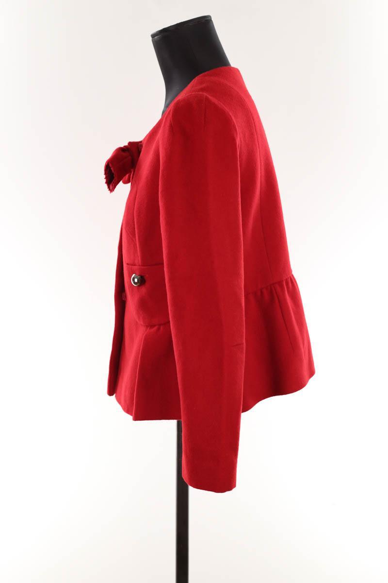 Veste En Laine Paule Ka - Taille 40, Noir - Occasion En Très Bon état