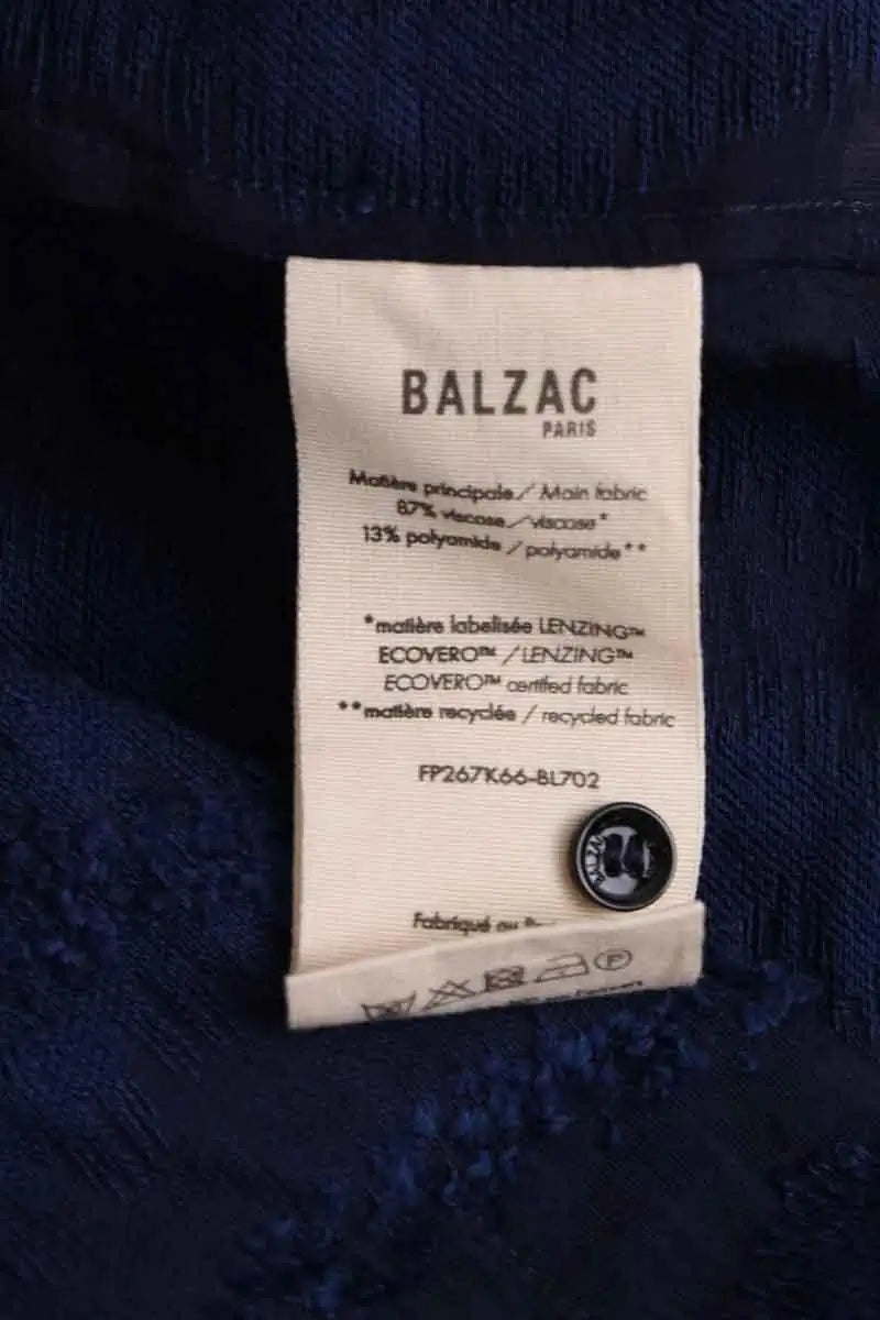 Blouse Balzac Marine en Viscose