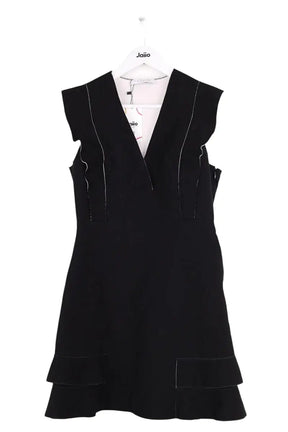 Robe Sandro Noir en Synthétique, taille S - Seconde Main