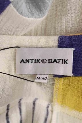 Jupe Antik Batik Multicolore en Coton