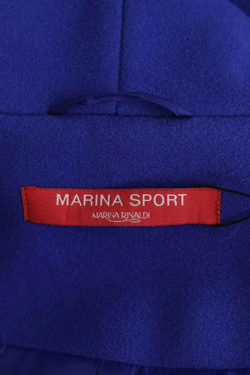 Manteau Marina Rinaldi Bleu en Laine