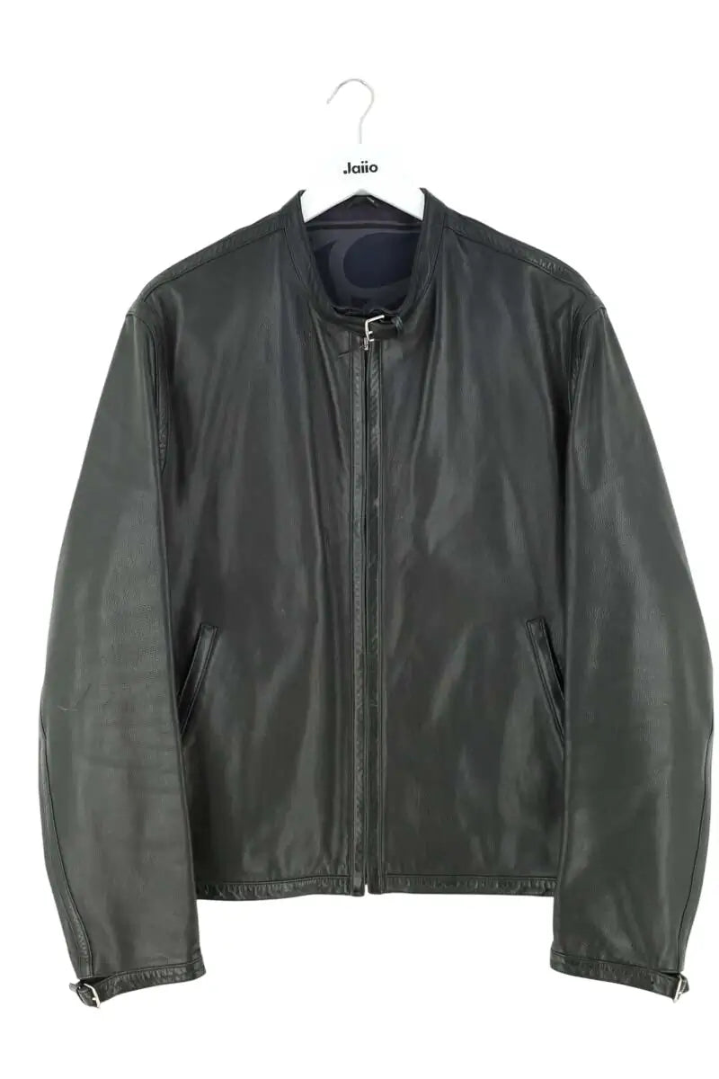 Veste Hermès Noir en Cuir, taille L - Seconde Main