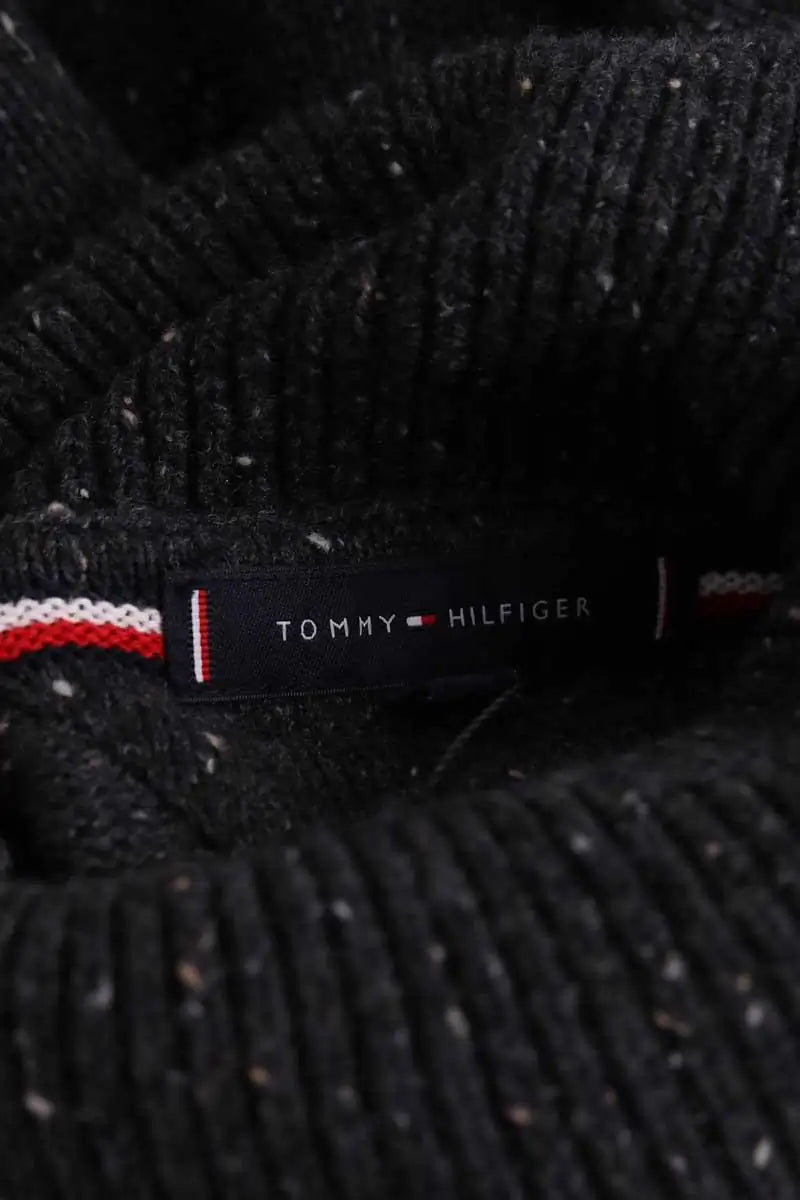 Pull Tommy Hilfiger Anthracite en Laine