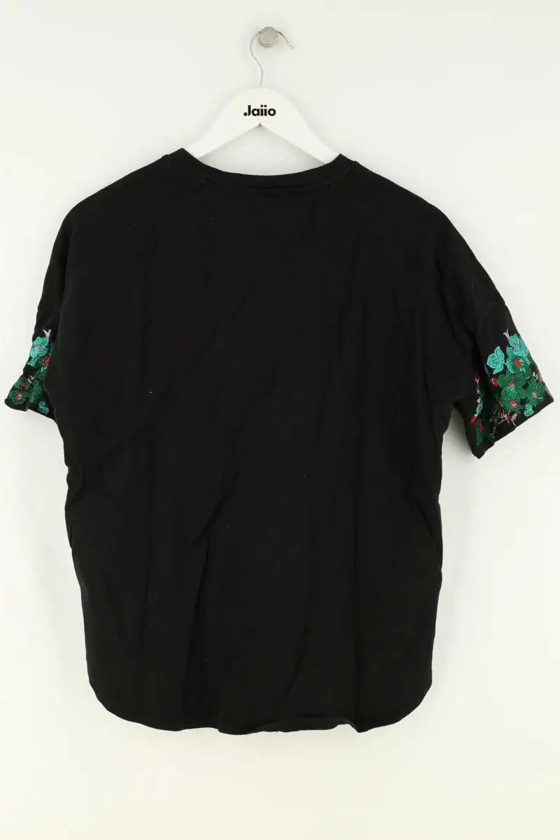 T-shirt Maje Noir en Coton