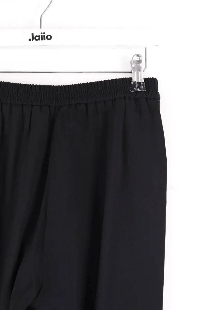 Pantalon droit Stella McCartney Noir en Synthétique