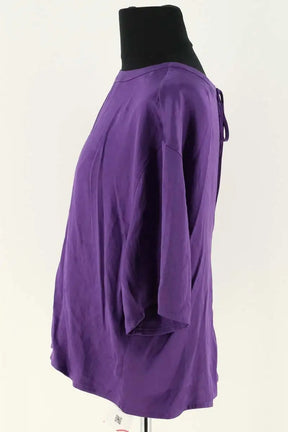 Blouse American Vintage Violet en Synthétique