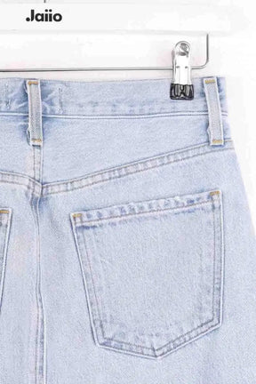 Jupe Agolde Bleu en Coton