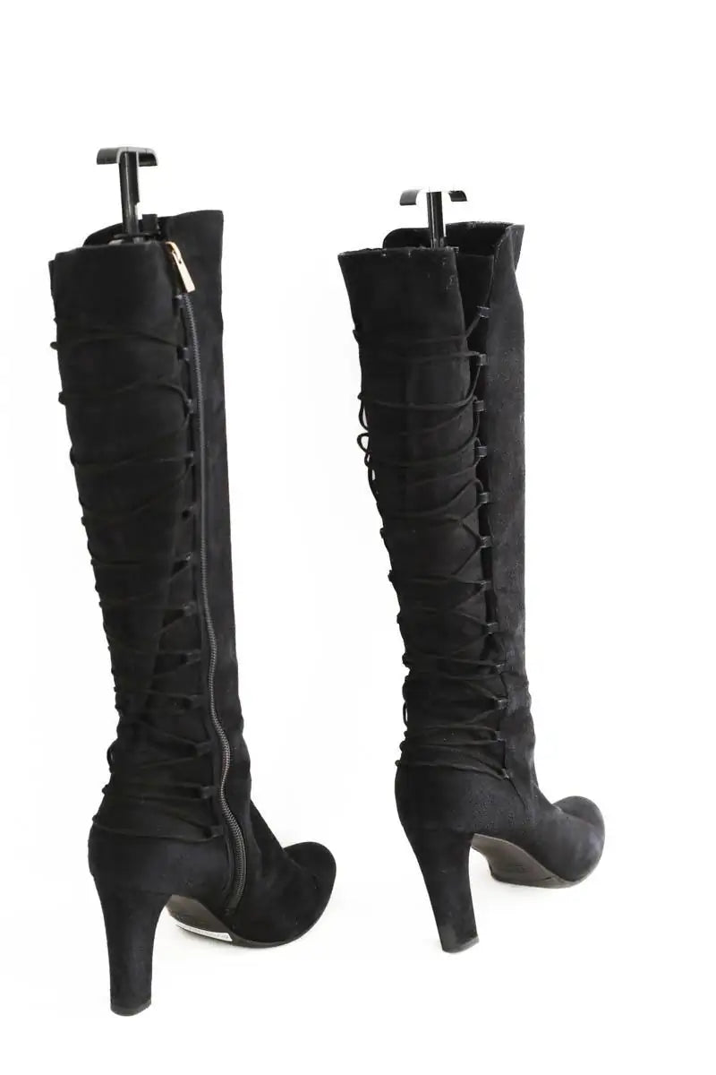 Bottes Fratelli Rossetti Noir en Daim