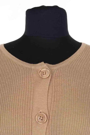 Cardigan Kujten Camel en Soie