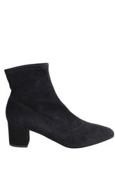 Boots LK Bennett Grove Noir en Daim, taille 41 - Seconde Main