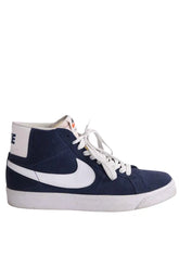 Baskets Nike Blazer Bleu en Tissu, taille 40 - Seconde Main