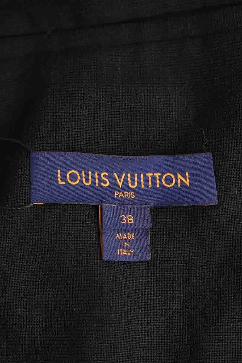 Blazer Louis Vuitton Noir en Lin
