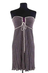 Robe Maje Violet en Viscose, taille M - Seconde Main