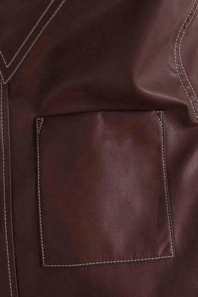 Veste Kris Van Assche Marron en Synthétique