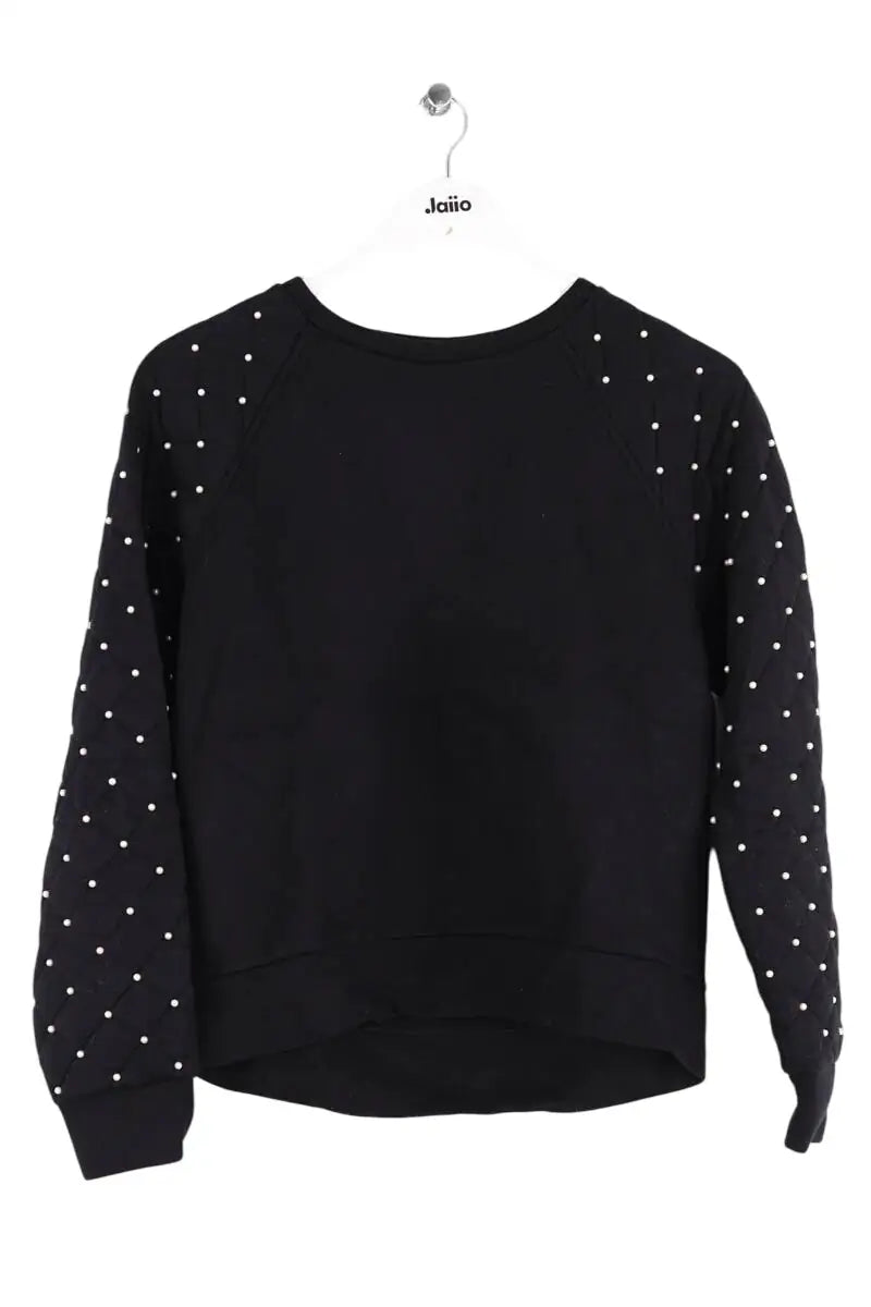 Sweatshirt Maje Noir en Coton, taille S - Seconde Main