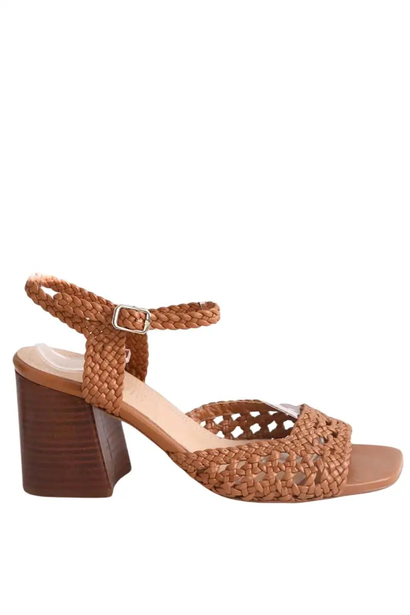 Talons Souliers Martinez Marron en Cuir, taille 38 - Seconde Main