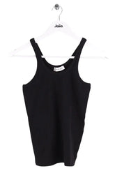 Top sans manche Anine Bing Noir en Coton, taille S - Seconde Main