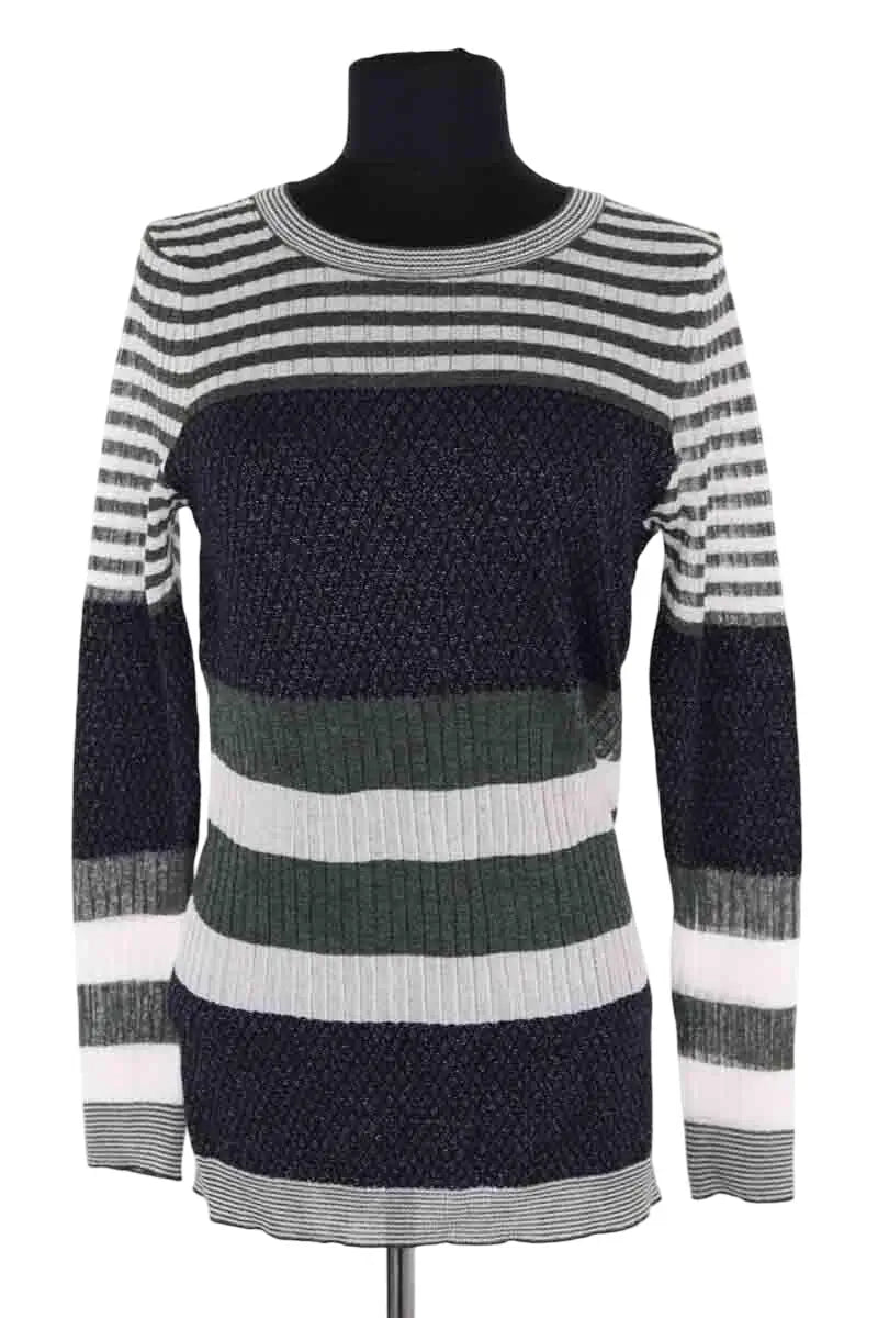 Top Sandro Vert en Synthétique, taille S - Seconde Main