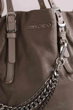 Cabas Jimmy Choo Gris en Cuir