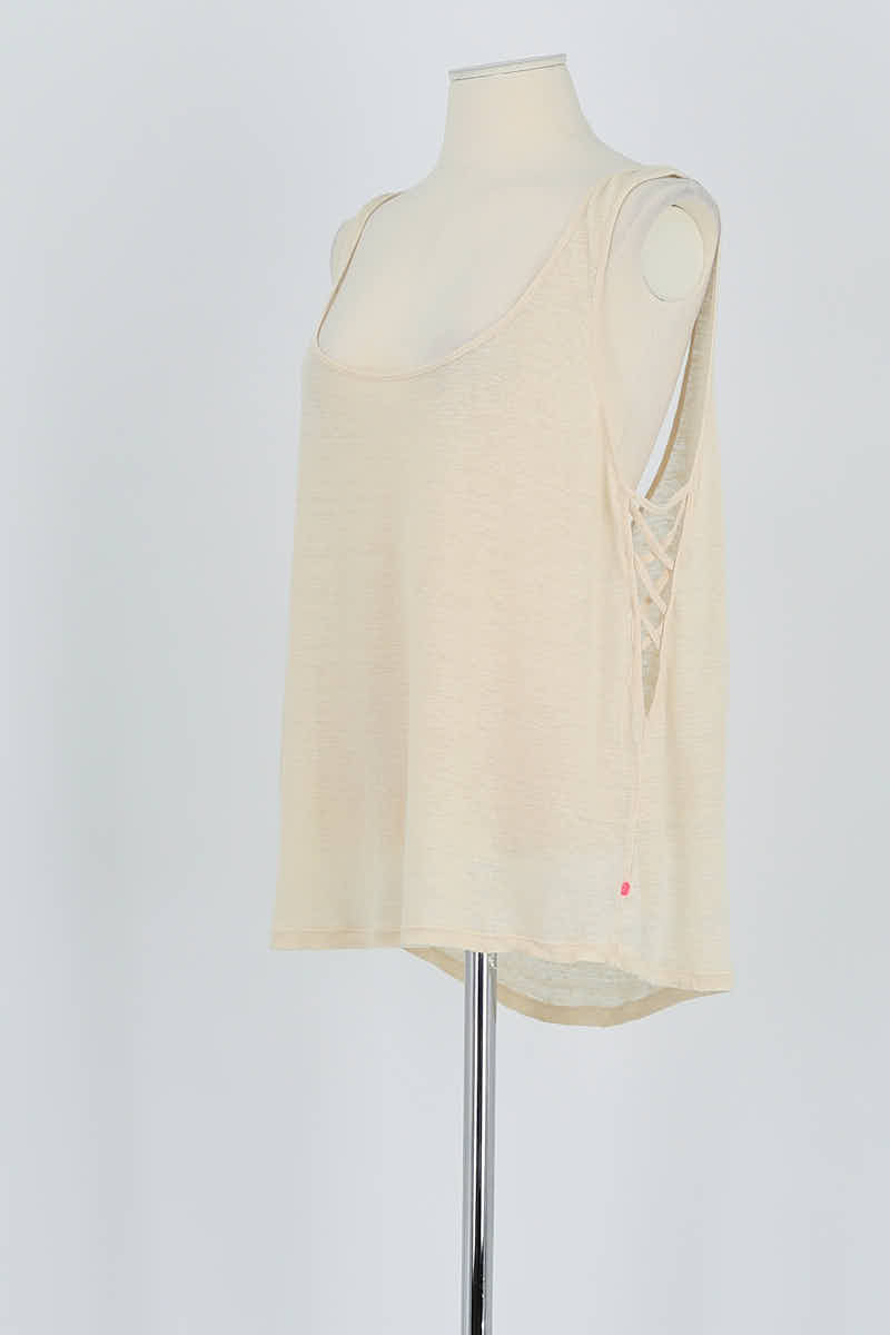 Top sans manche Leon & Harper  Beige