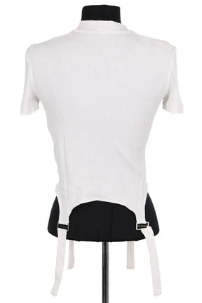 T-shirt Maje Blanc en Coton